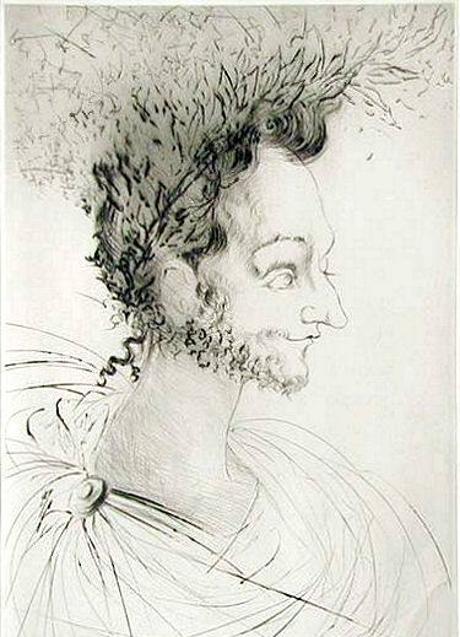 Imagen - Retrato de Rosanrd, de Salvador Dali. 