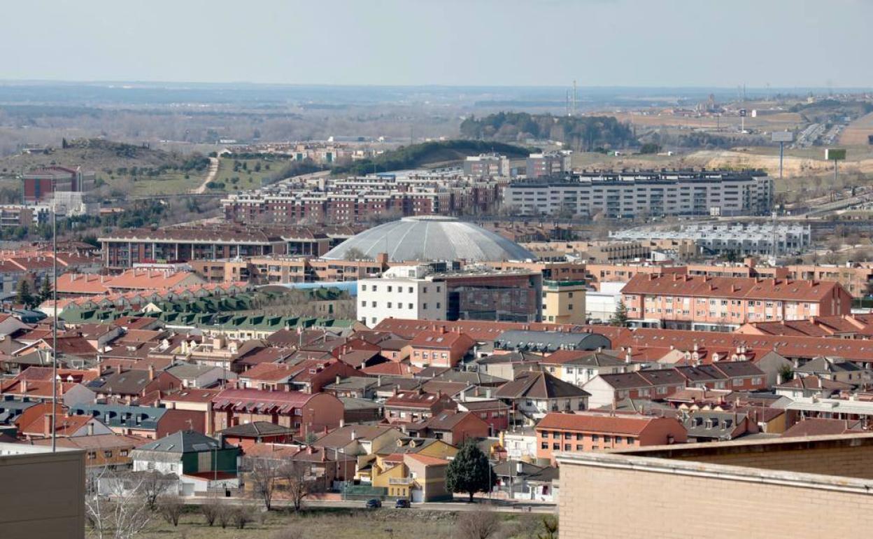 Vista aérea de Arroyo de la Encomienda. 