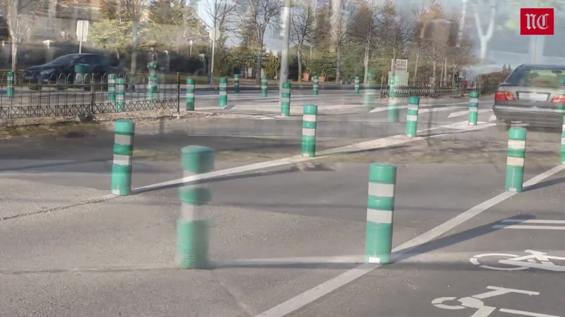 El nuevo carril bici de Segovia desata la polémica