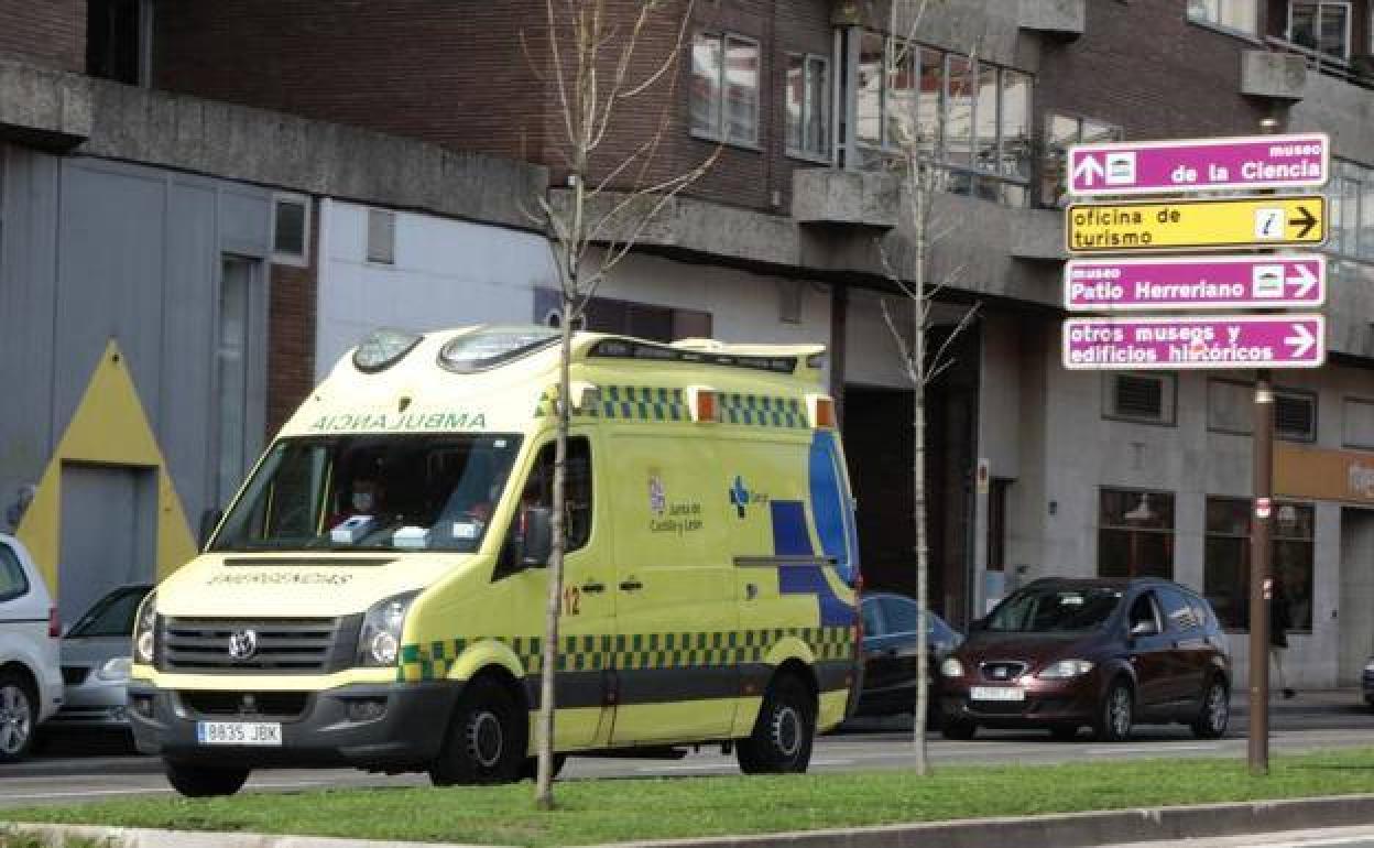 Ambulancia en Valladolid.