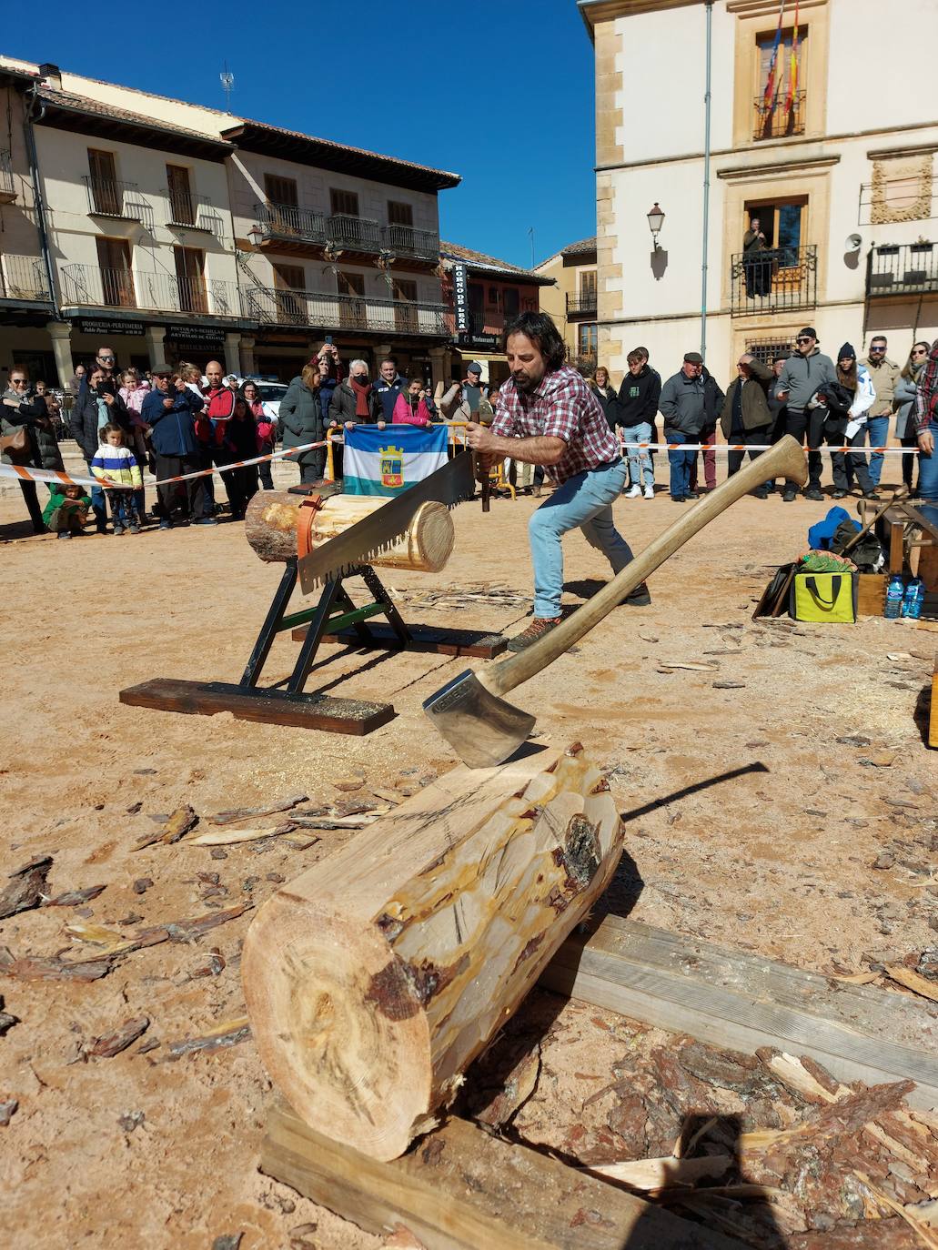 Fiesta de los gabarreros en Riaza