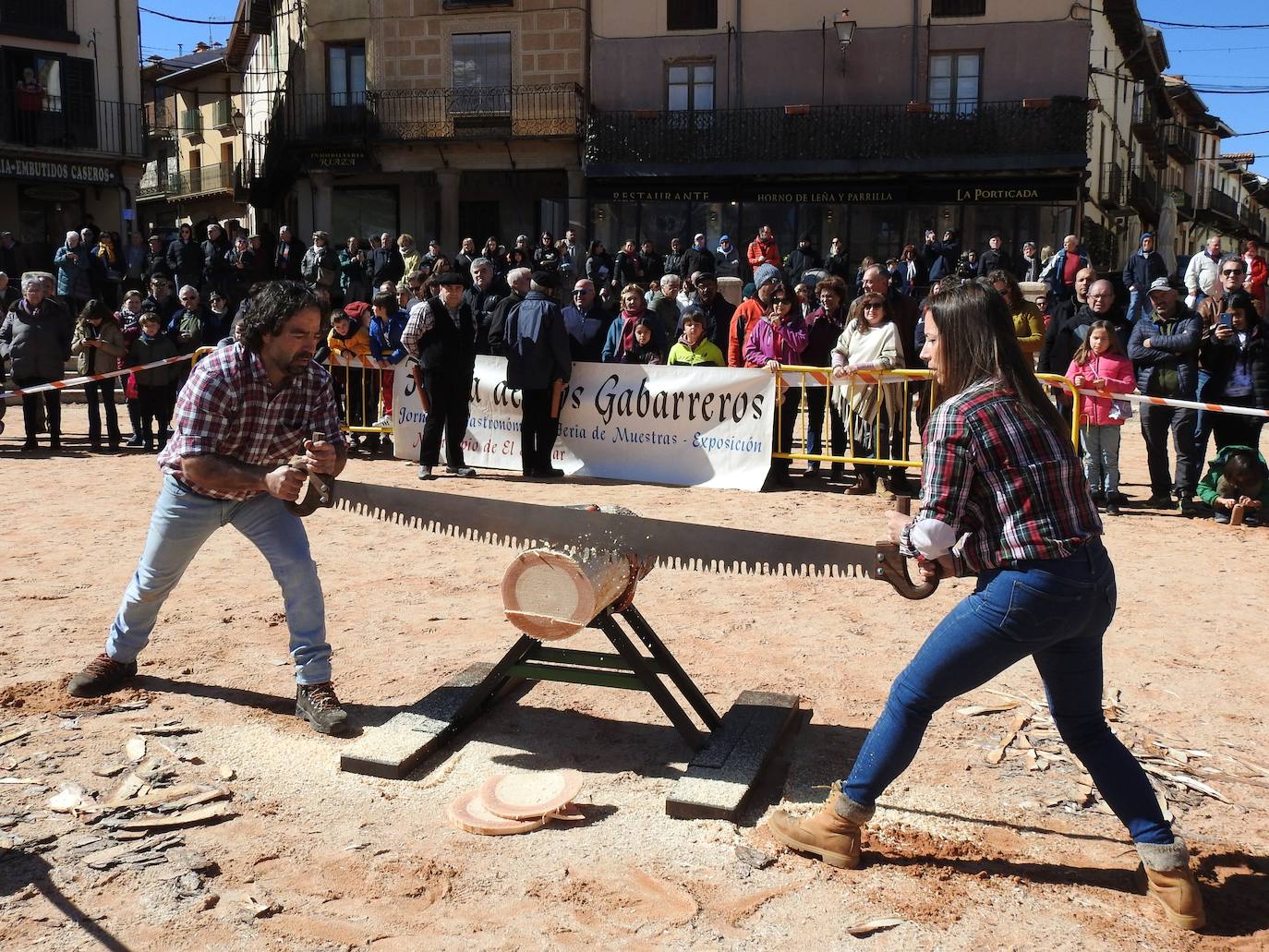 Fiesta de los gabarreros en Riaza