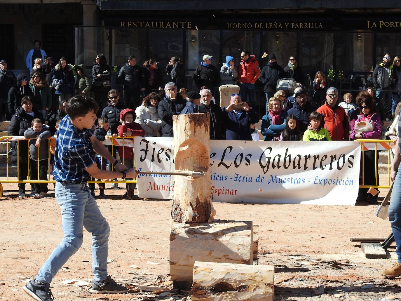 Fiesta de los gabarreros en Riaza