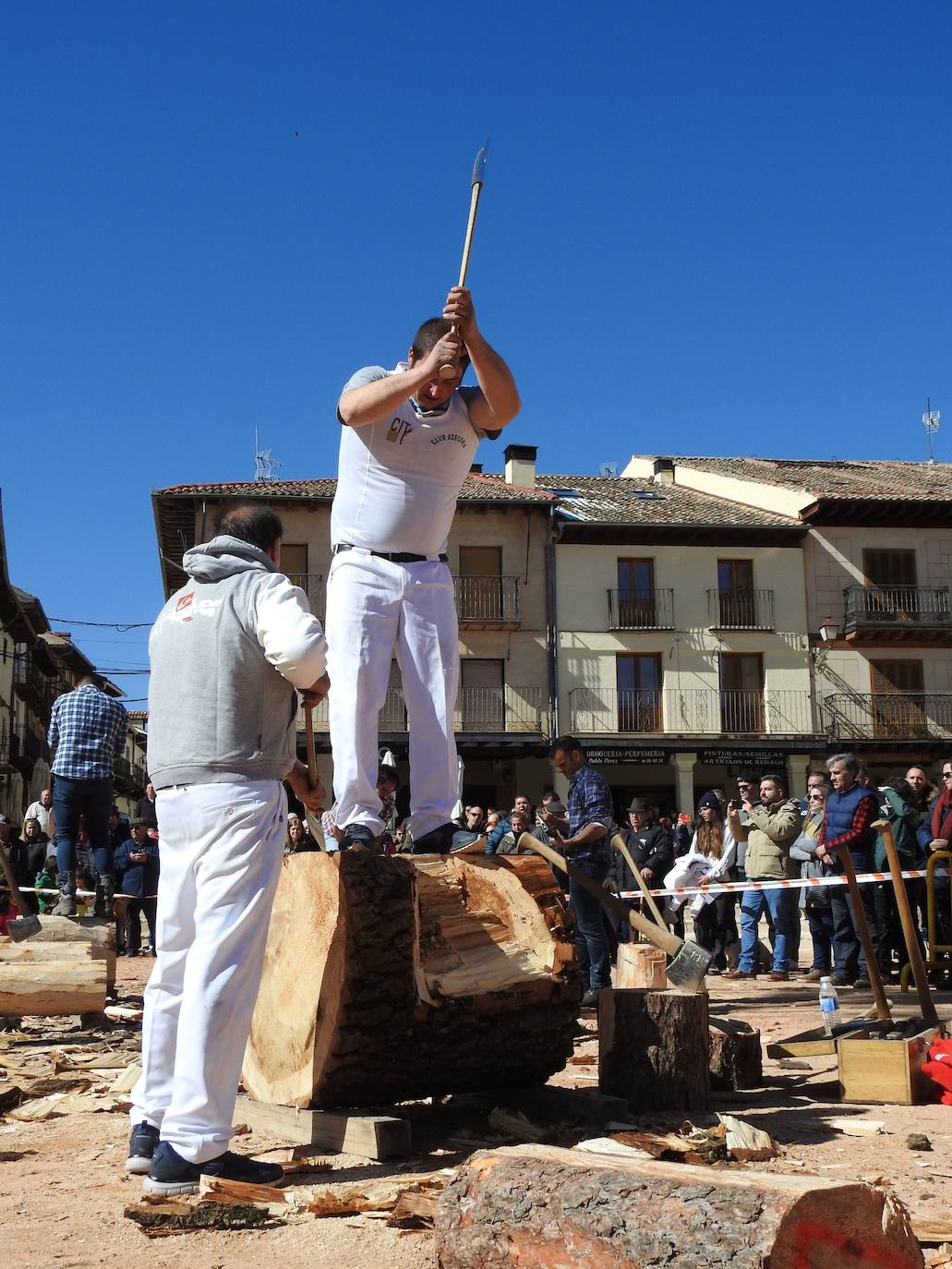 Fiesta de los gabarreros en Riaza