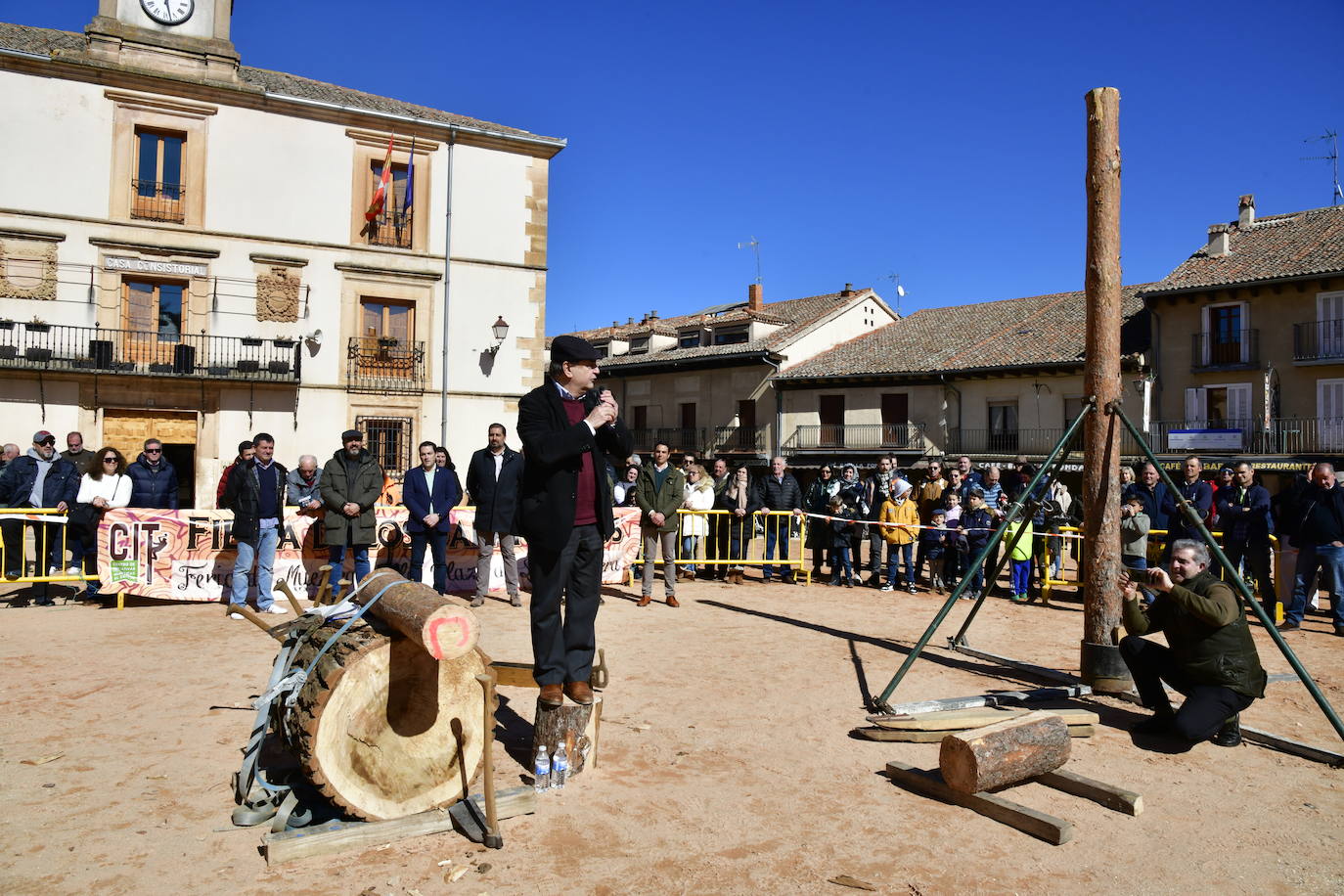 Fiesta de los gabarreros en Riaza