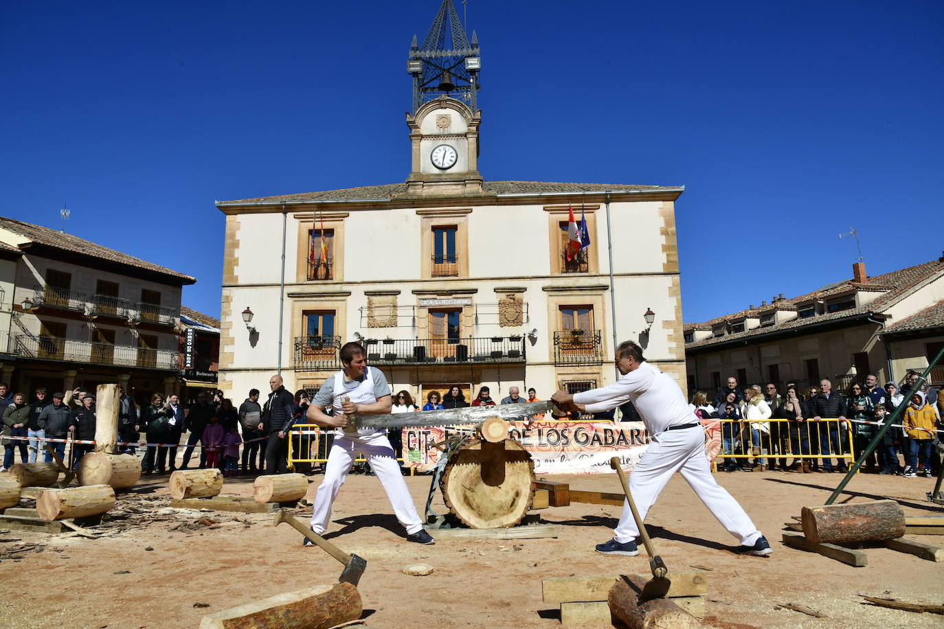 Fiesta de los gabarreros en Riaza