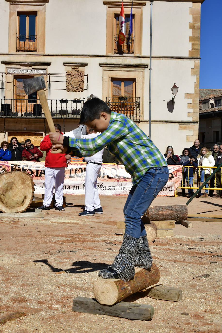 Fiesta de los gabarreros en Riaza