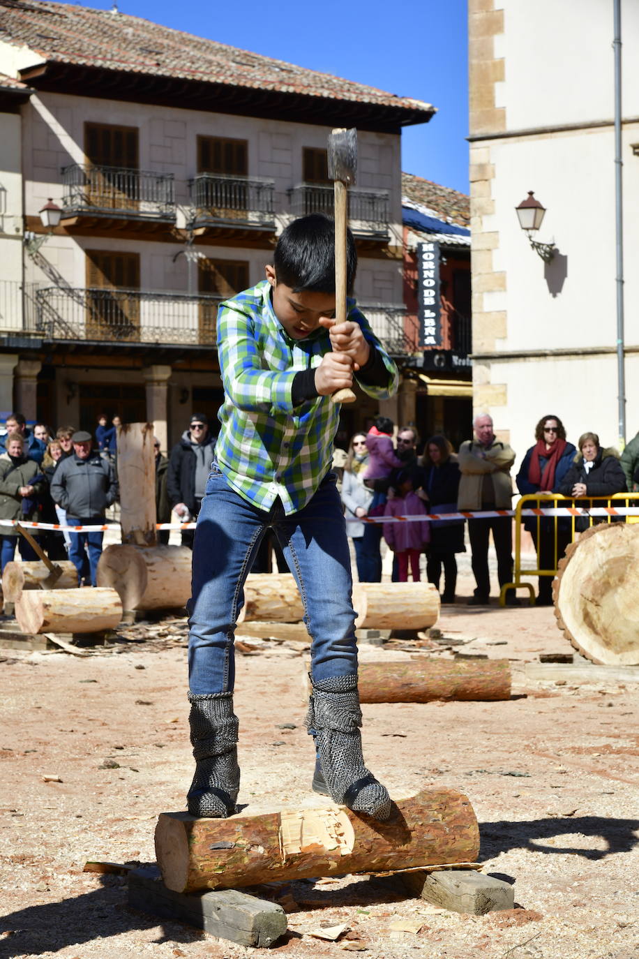 Fiesta de los gabarreros en Riaza