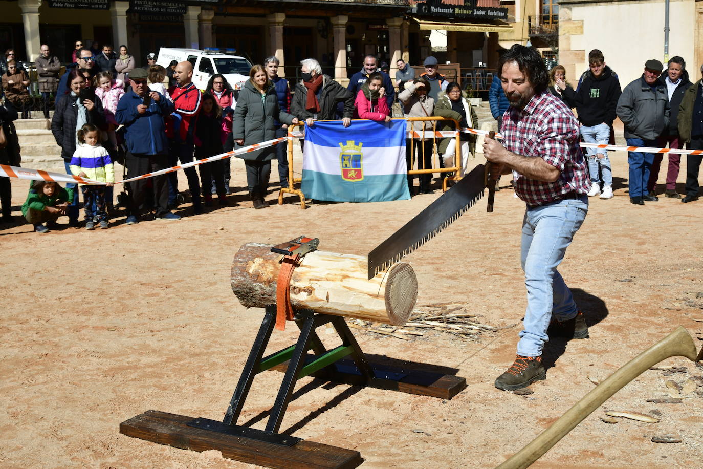 Fiesta de los gabarreros en Riaza