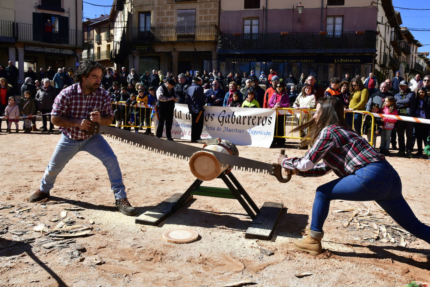 Fiesta de los gabarreros en Riaza
