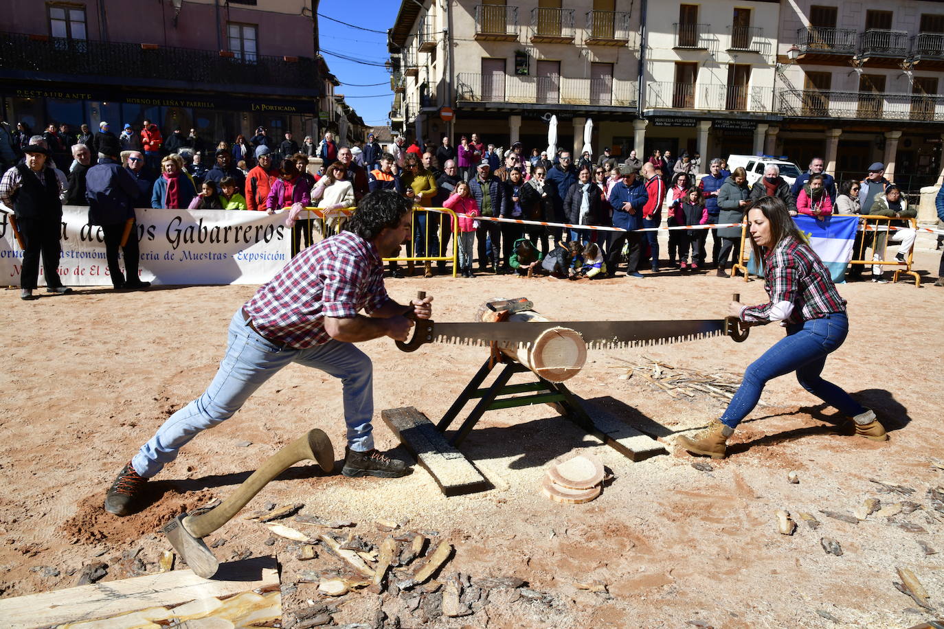 Fiesta de los gabarreros en Riaza