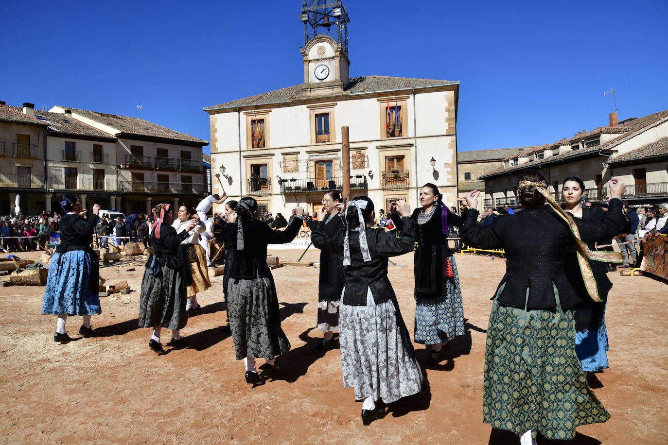 Fiesta de los gabarreros en Riaza