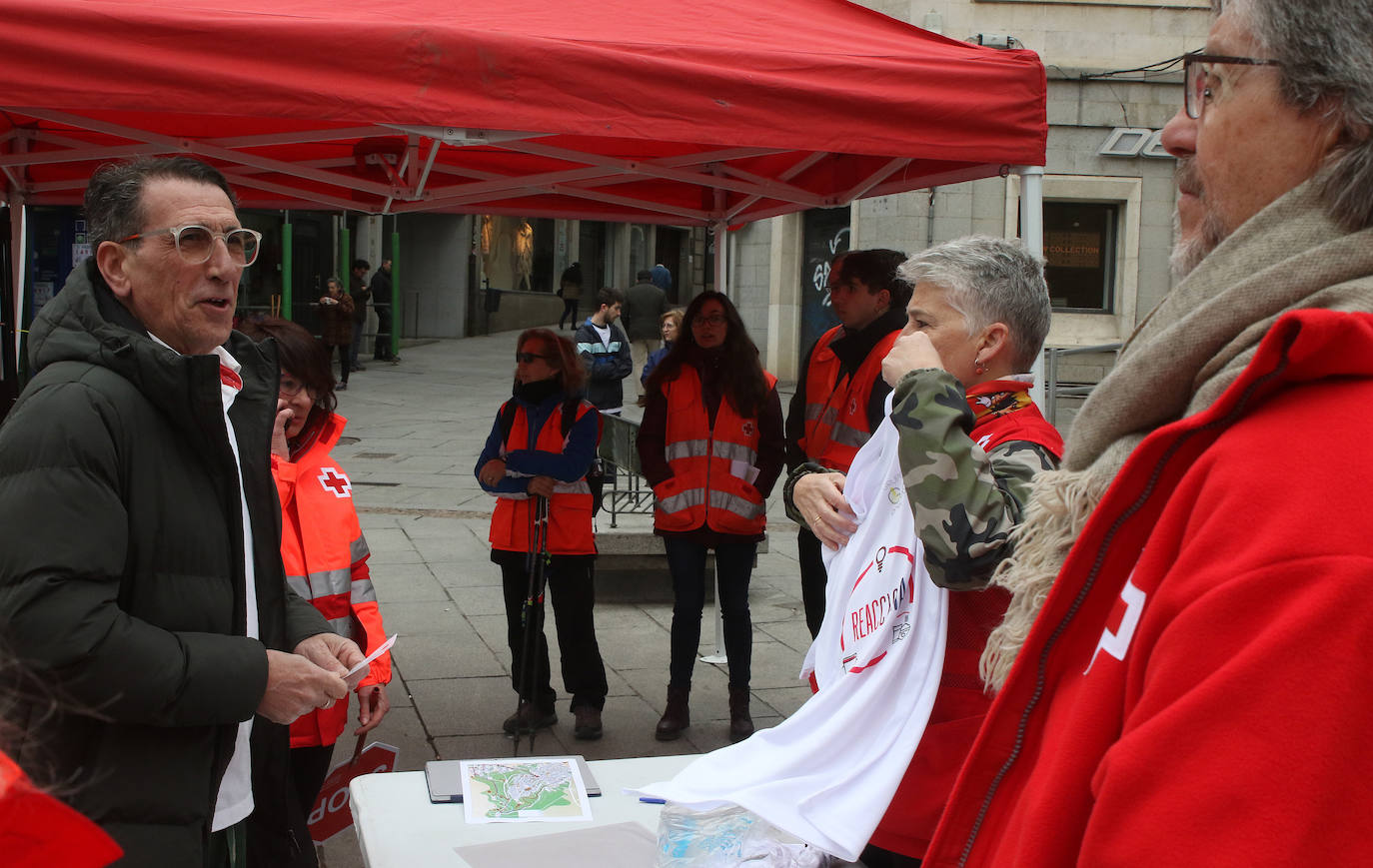 Marcha solidaria de la Cruz Roja en Segovia. 