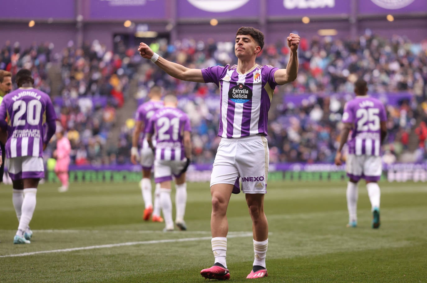 Fotos: Las imágenes del partido entre el Real Valladolid y el Espanyol