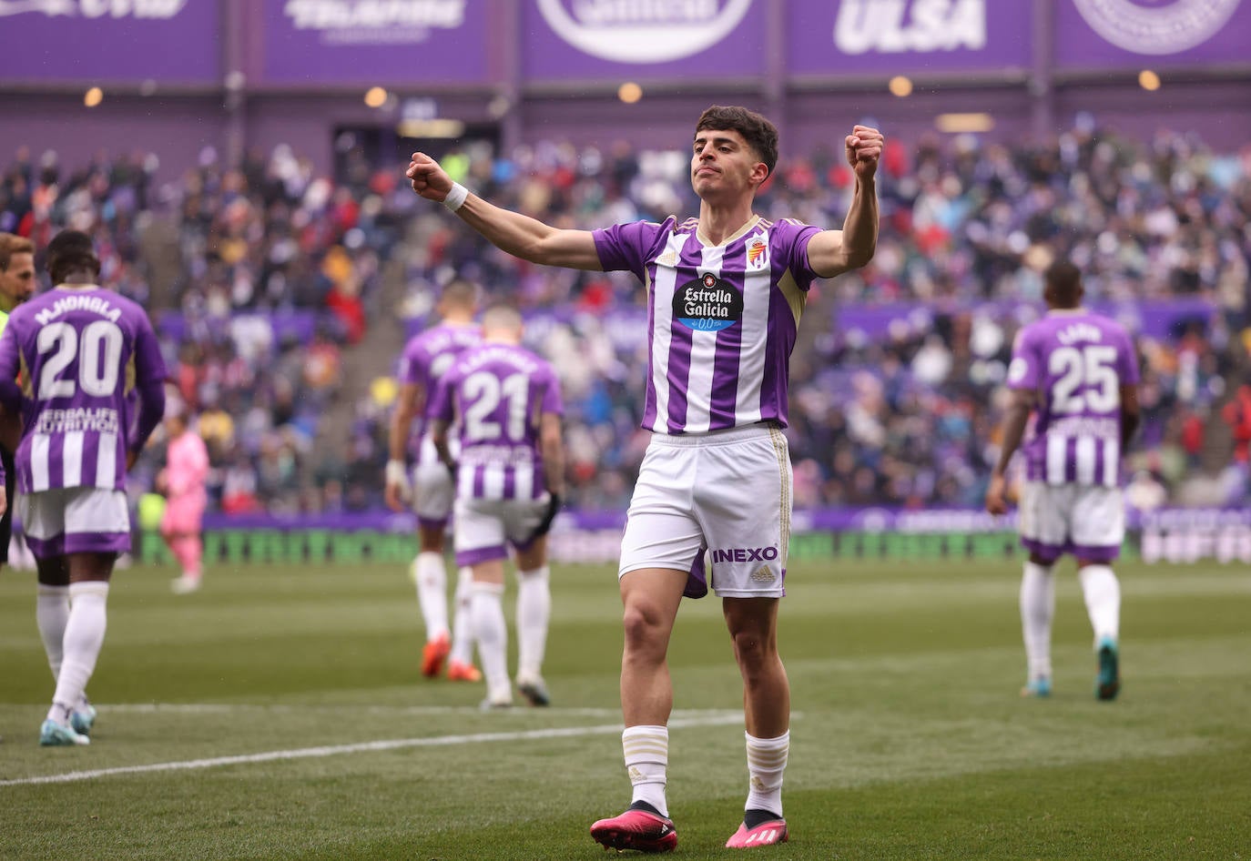 Fotos: Las imágenes del partido entre el Real Valladolid y el Espanyol