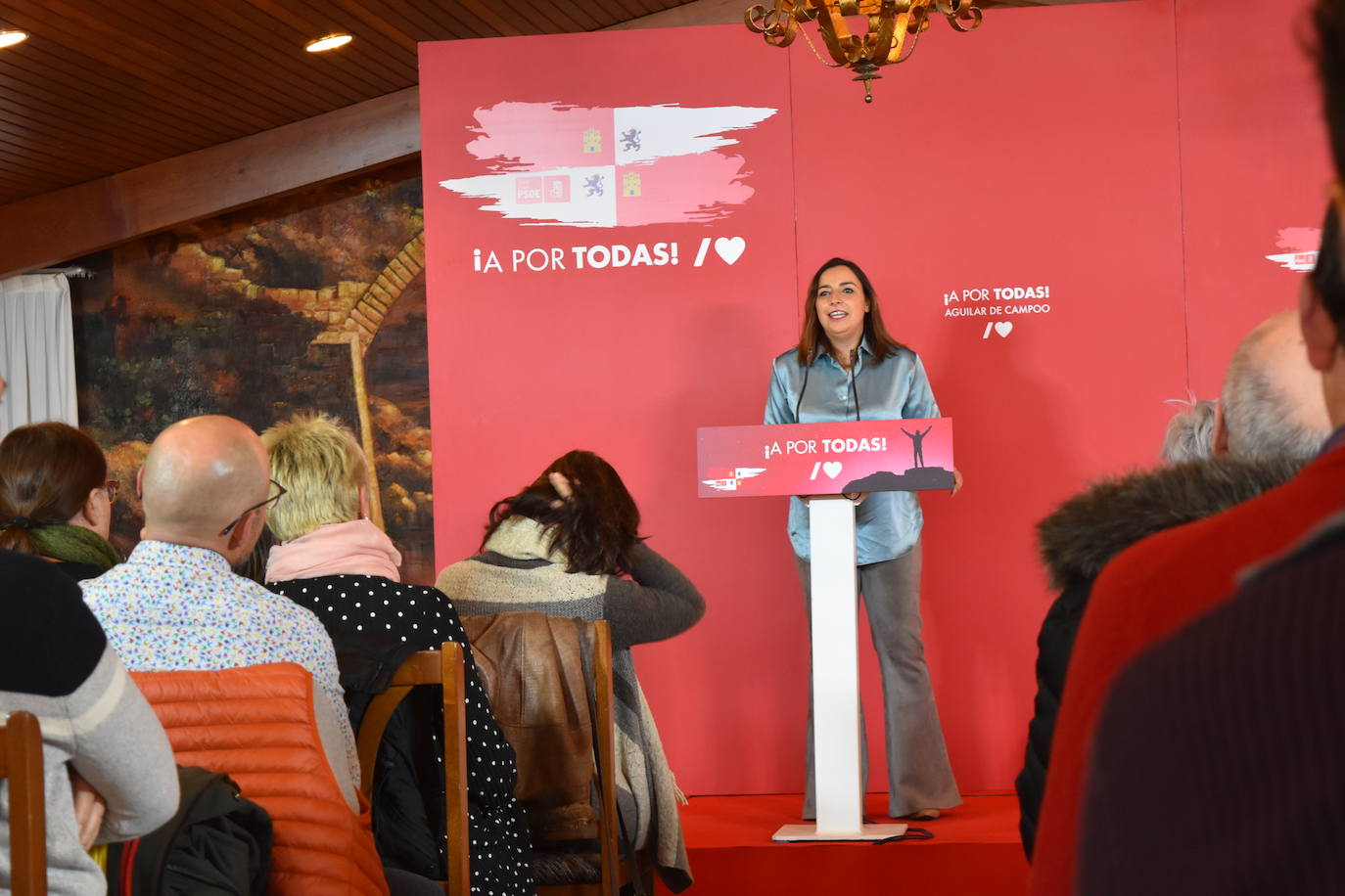 Fotos: La ministra Isabel Rodríguez apoya a los candidatos del norte de Palencia