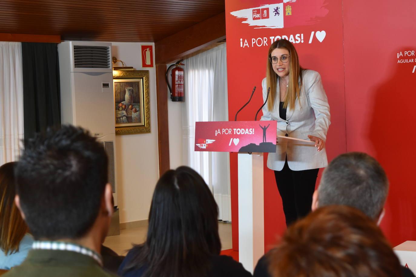 Fotos: La ministra Isabel Rodríguez apoya a los candidatos del norte de Palencia