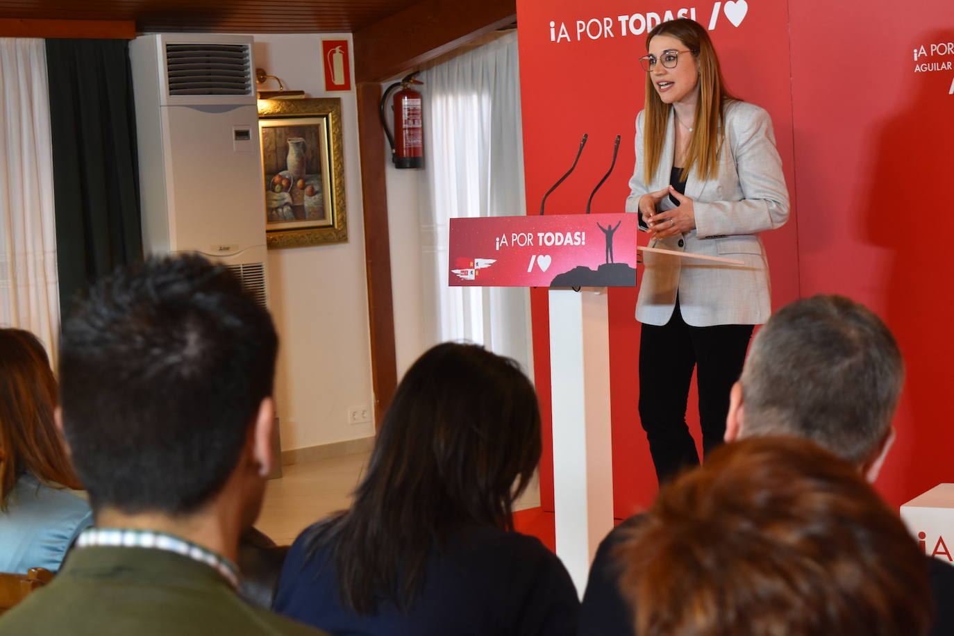 Fotos: La ministra Isabel Rodríguez apoya a los candidatos del norte de Palencia