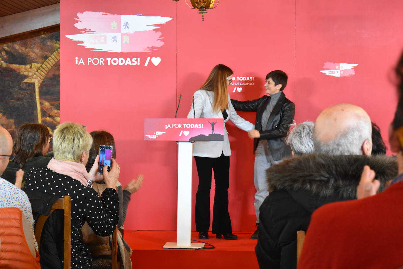 Fotos: La ministra Isabel Rodríguez apoya a los candidatos del norte de Palencia