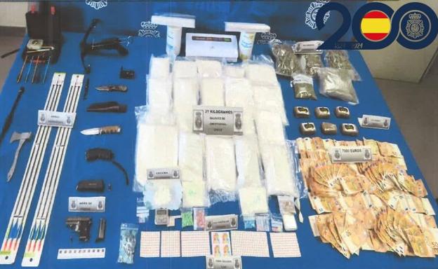 Detenido en Valladolid tras hallar en su casa más de 20 kilos de droga