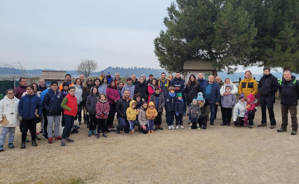 Vecinos de Zaratán en el Día del Árbol 