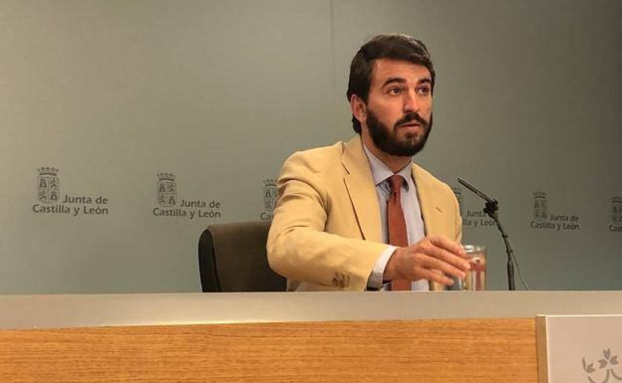 Juan García-Gallardo, en una intervención anterior en las Cortes.