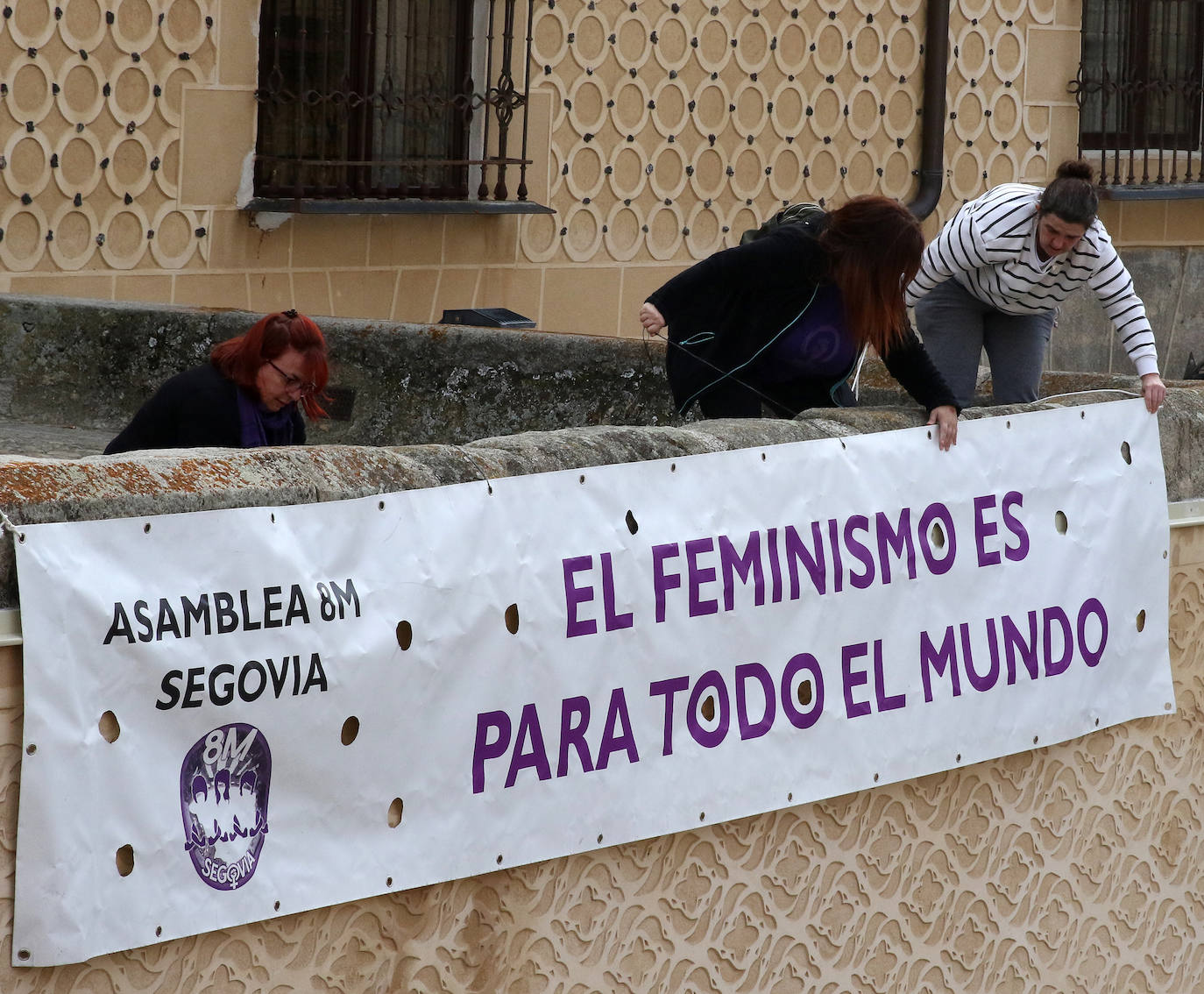 Actos del 8-M en Segovia. 