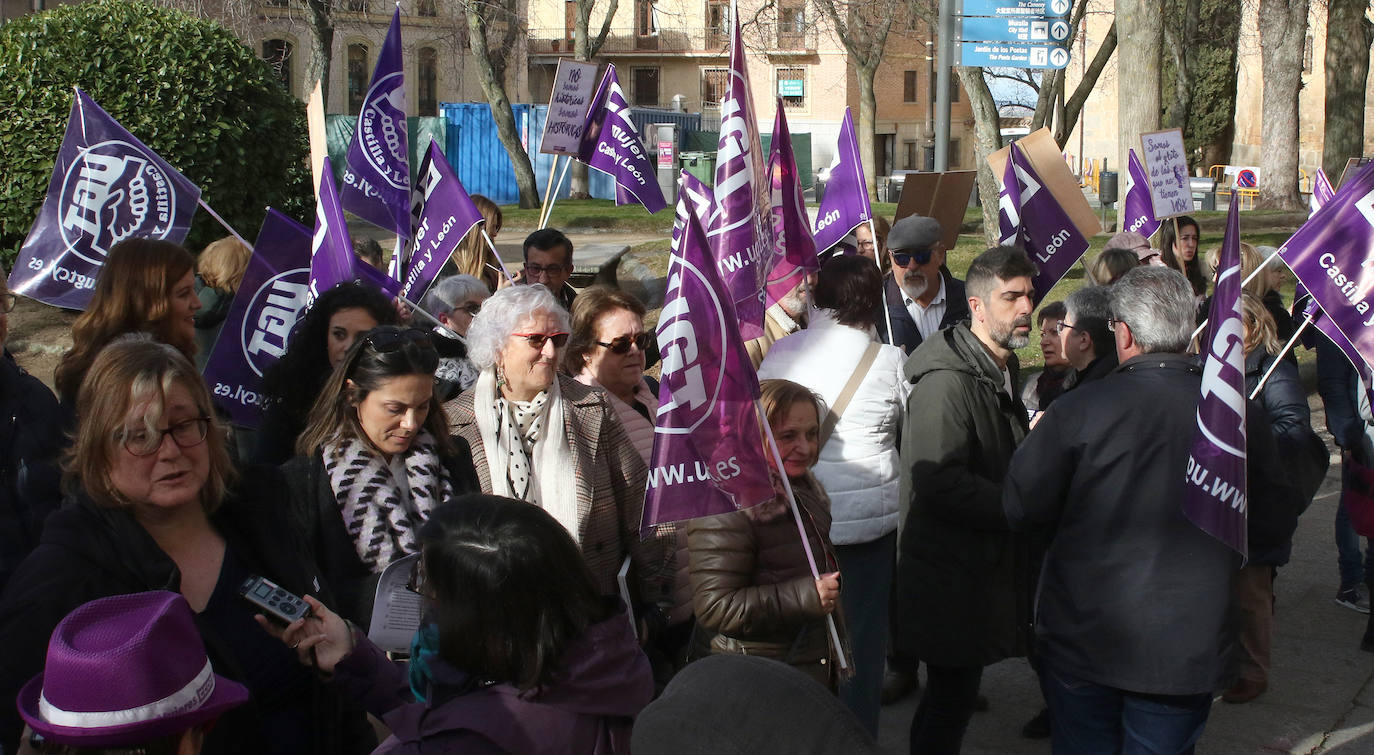 Actos del 8-M en Segovia. 