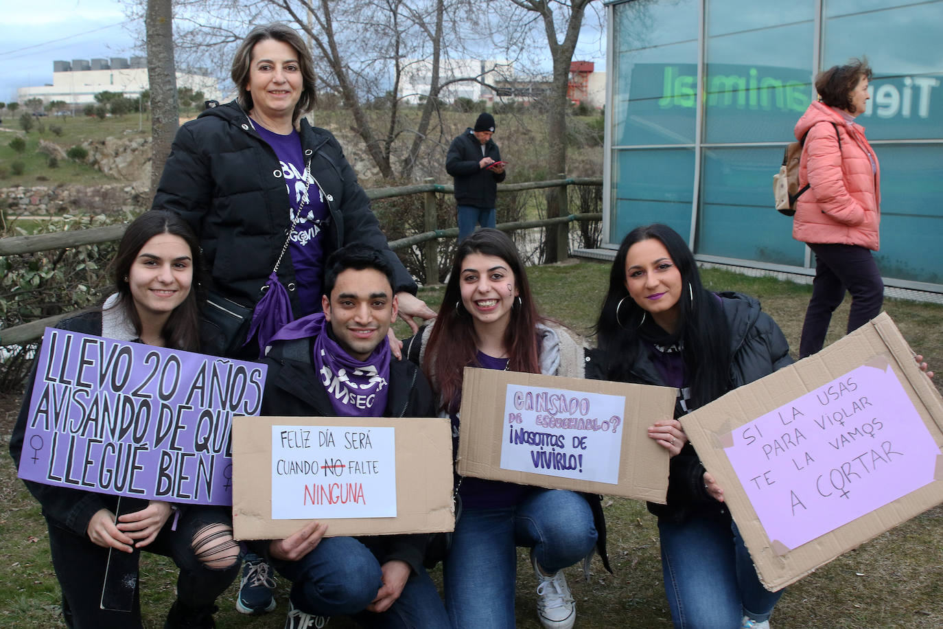 Manifestación del Día de la Mujer en Segovia. 