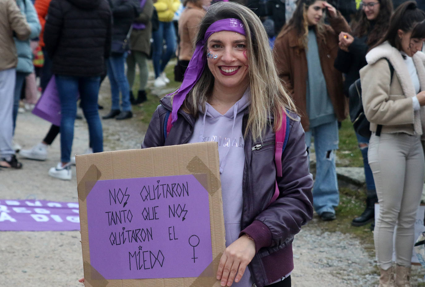 Manifestación del Día de la Mujer en Segovia. 