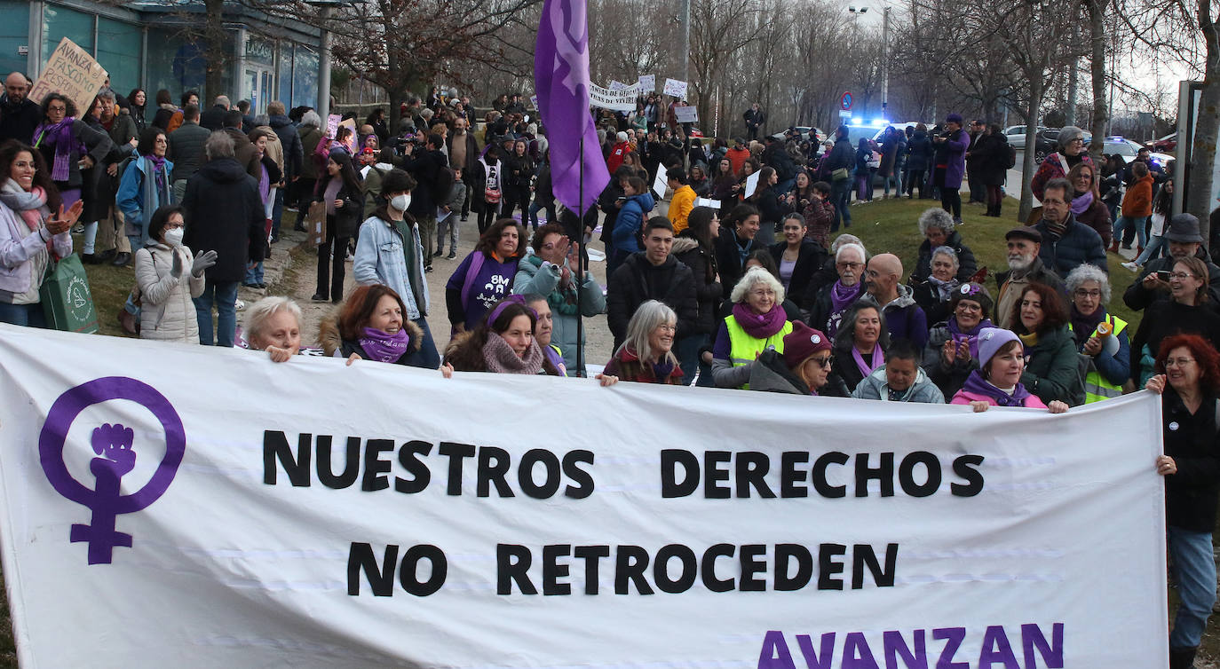 Manifestación del Día de la Mujer en Segovia. 