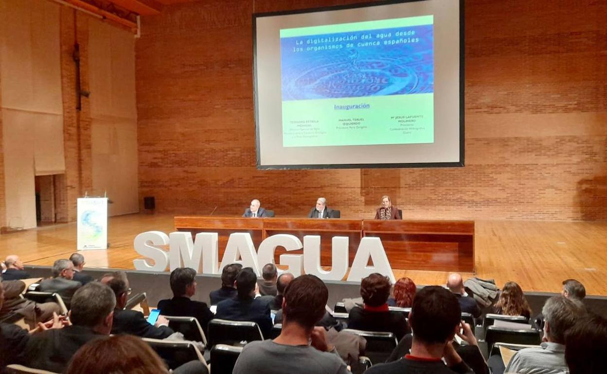 Inauguracion del Salón Internacional del agua, este miércoles.