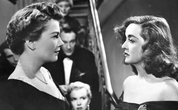 Anne Baxter y Bette Davis en 'Eva al desnudo'.