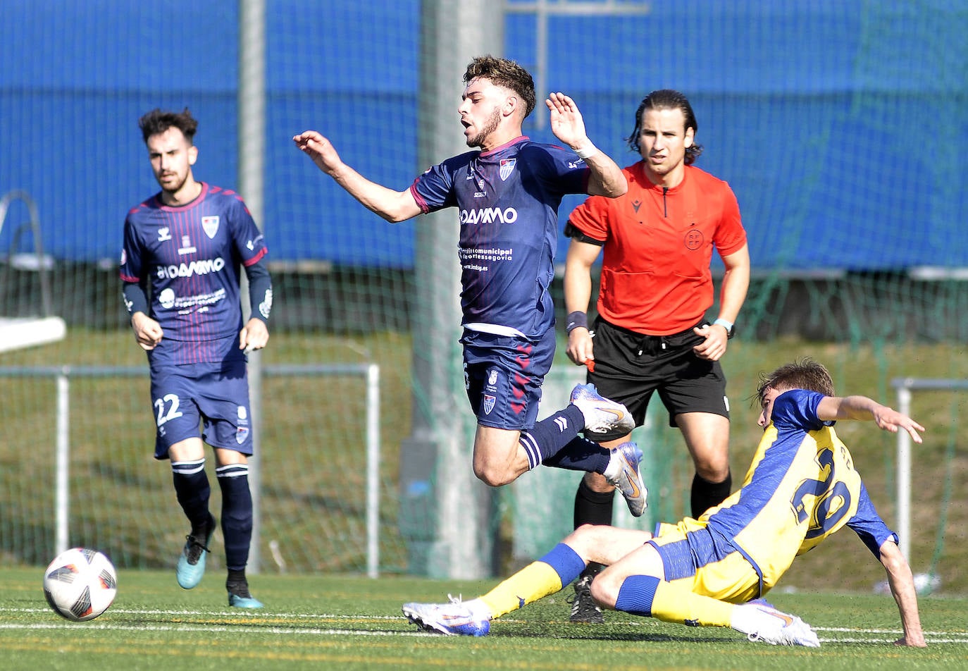 Partido entre el Alcorcón B y la Gimnástica Segoviana.