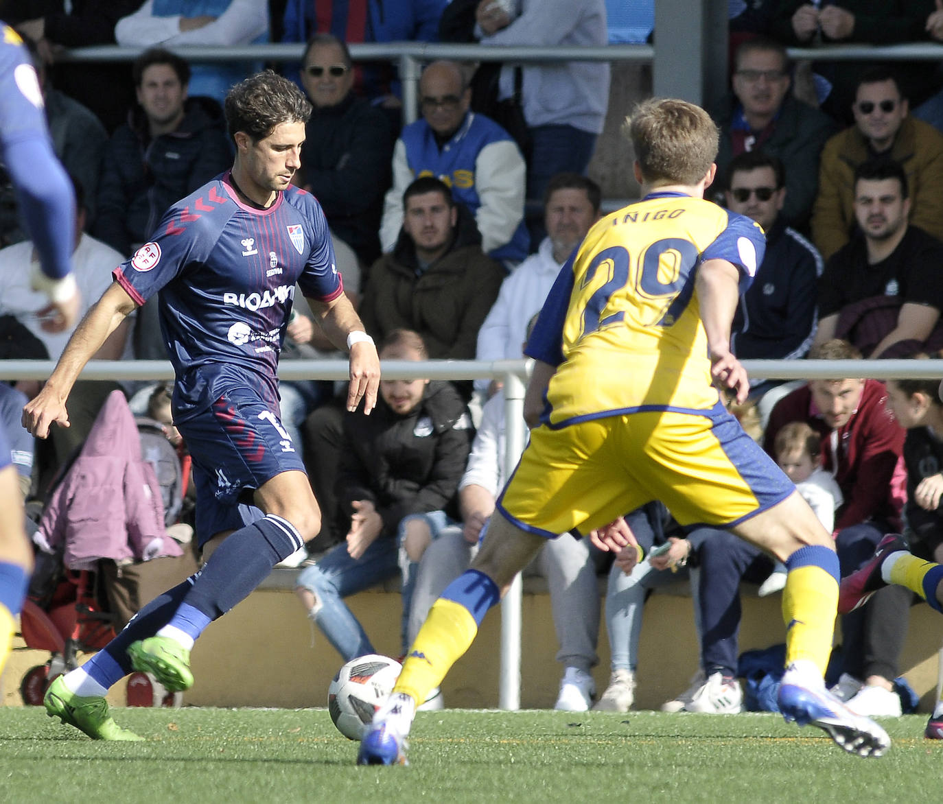 Partido entre el Alcorcón B y la Gimnástica Segoviana.