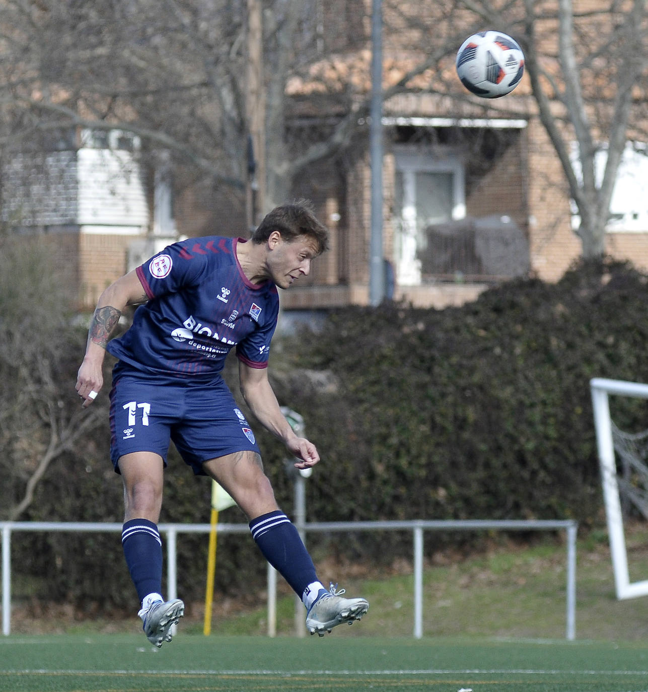 Partido entre el Alcorcón B y la Gimnástica Segoviana.