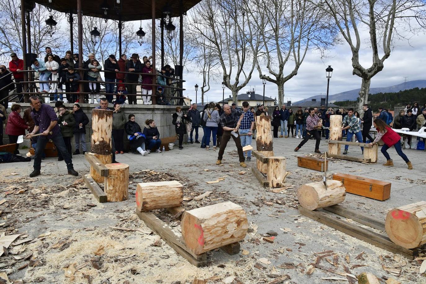 Fin de semana gabarrero en El Espinar. 