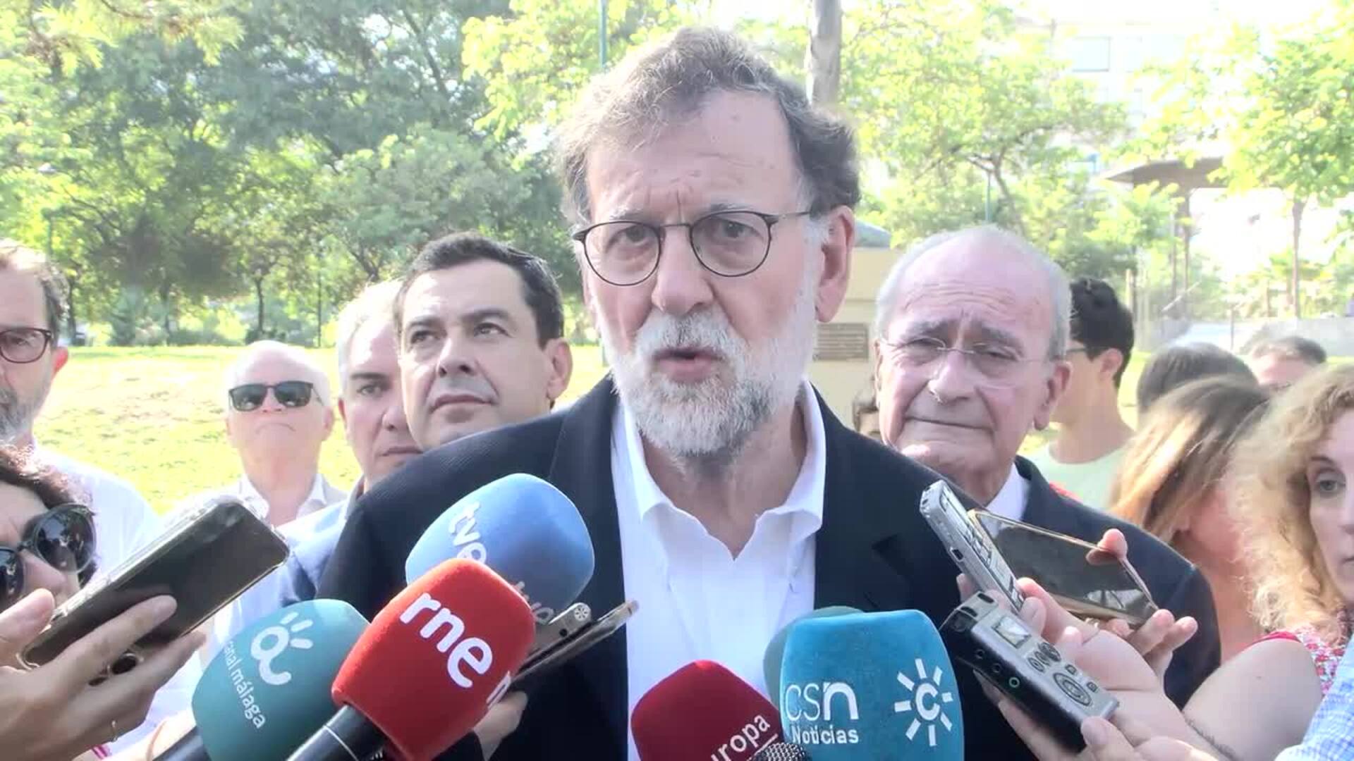 Rajoy recuerda a Martín Carpena, asesinado por ETA