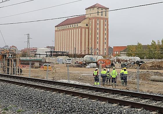 Obras de Adif junto a Los Tres Pasos.