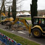 Una avería en el 'anillo mil' corta dos carriles de la calle Mieses