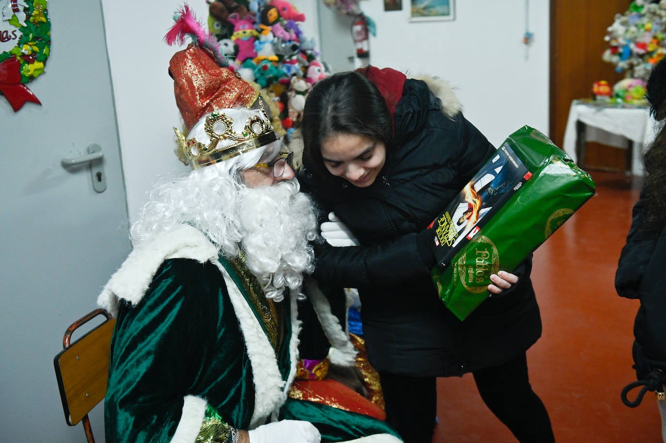 Las imágenes de la visita de los Reyes Magos a San Vicente de Paúl