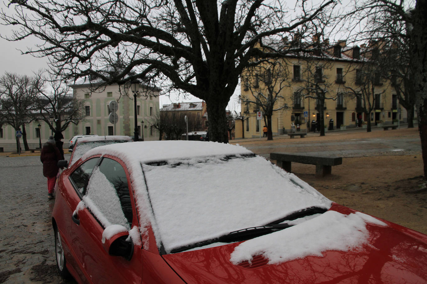 Nevada en La Granja de San Ildefonso