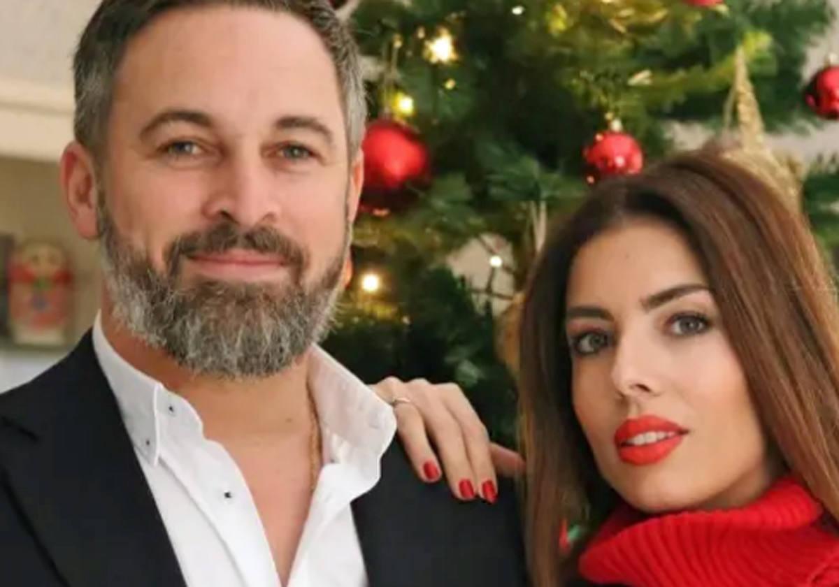 Santiago Abascal y su esposa, Lidia Bedman.
