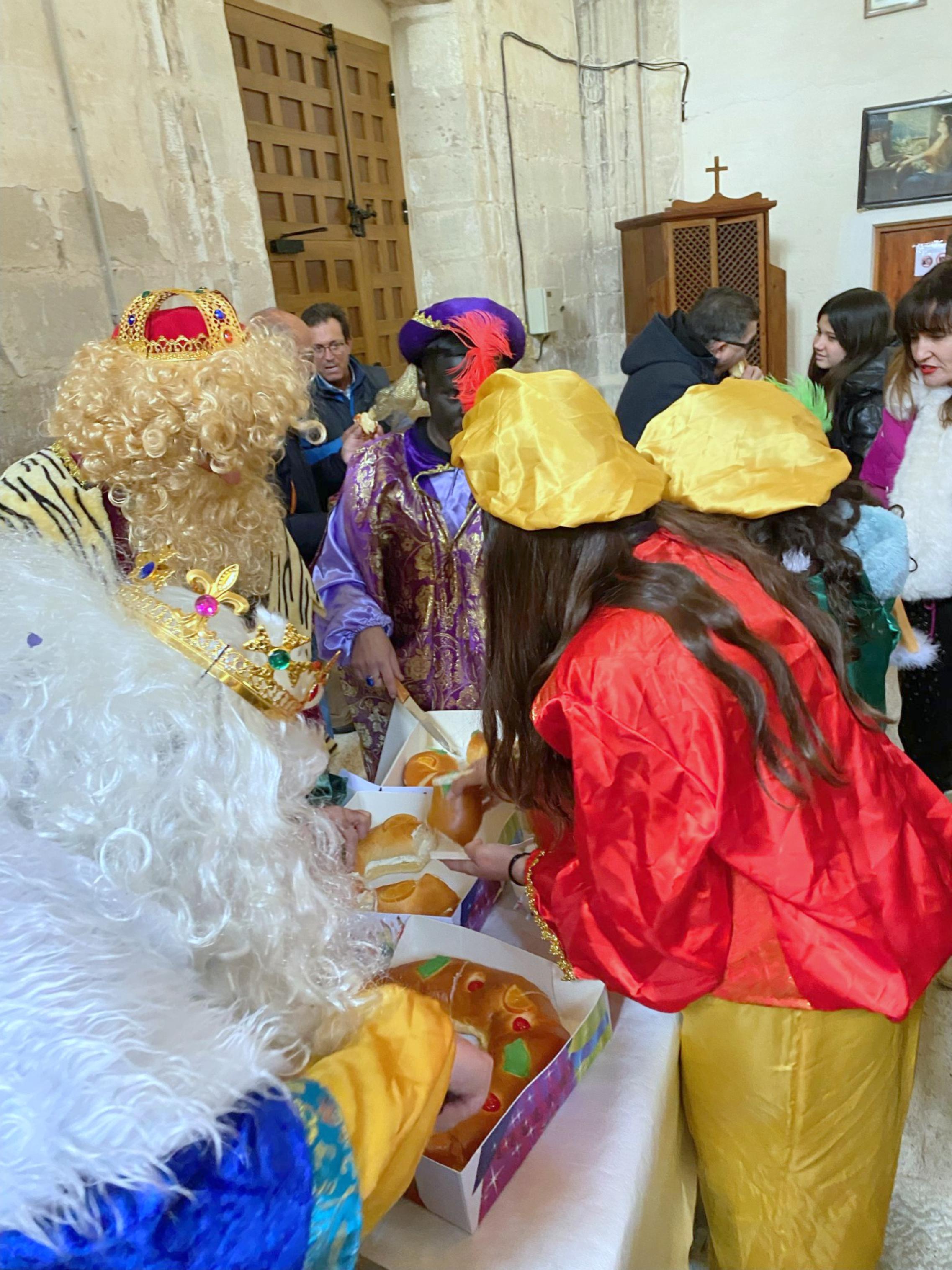 Sus Majestades llegan a Herrera de Valdecañas