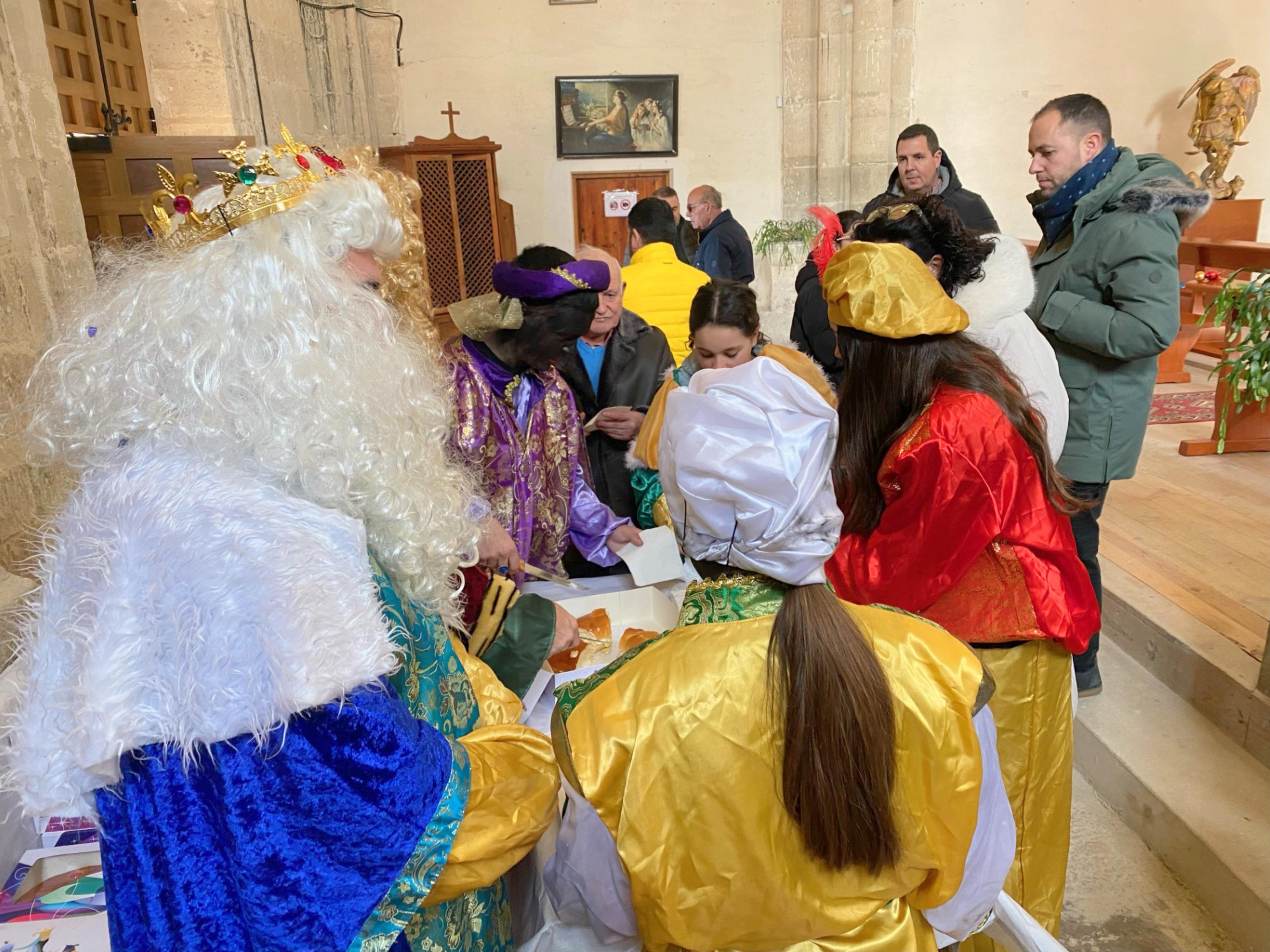 Sus Majestades llegan a Herrera de Valdecañas