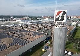 Instalaciones de la empresa Bridgestone en Burgos.