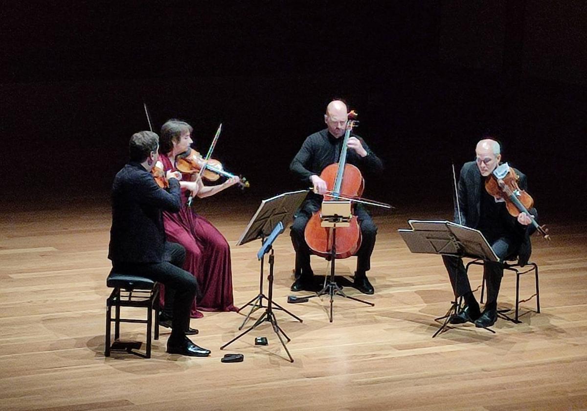 El Cuarteto Casals, durante su concierto el martes.