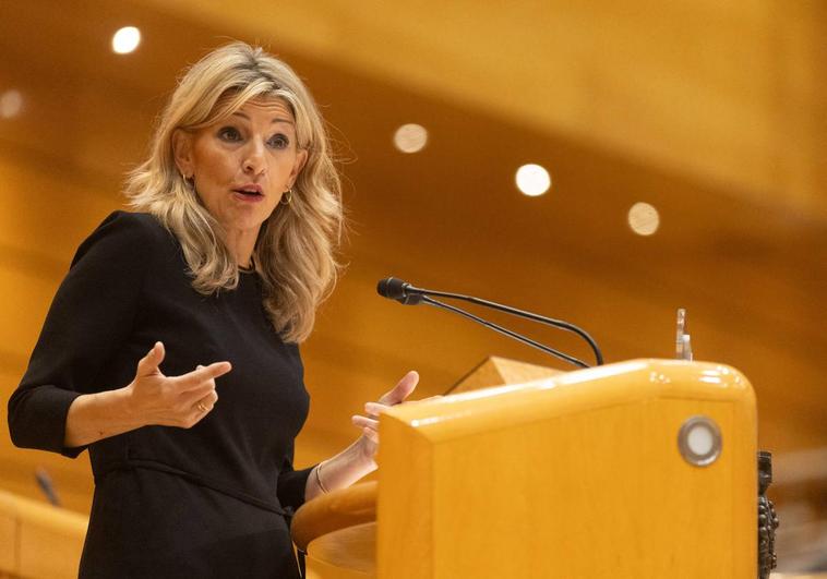 La vicepresidenta segunda y ministra de Trabajo, Yolanda Díaz.