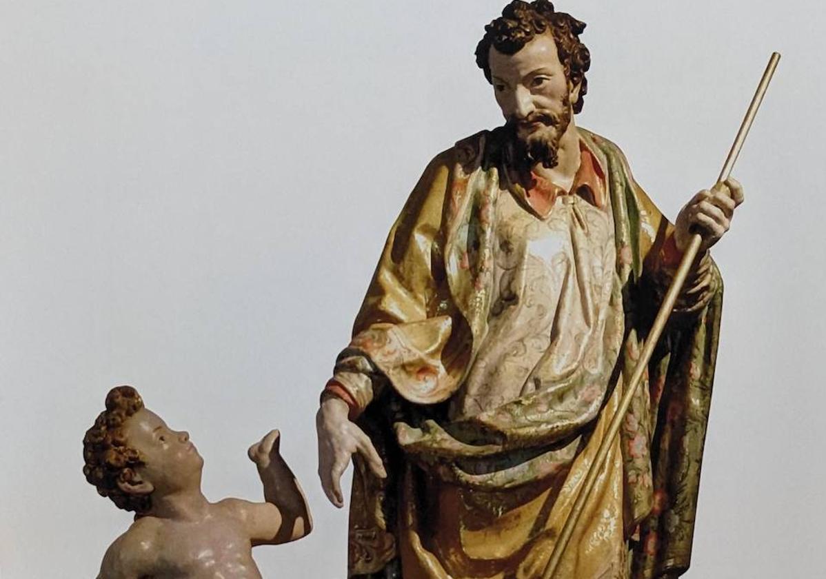 'San José con el Niño', de Juan de Montejo, una de las obras que se exhibirán en la muestra.