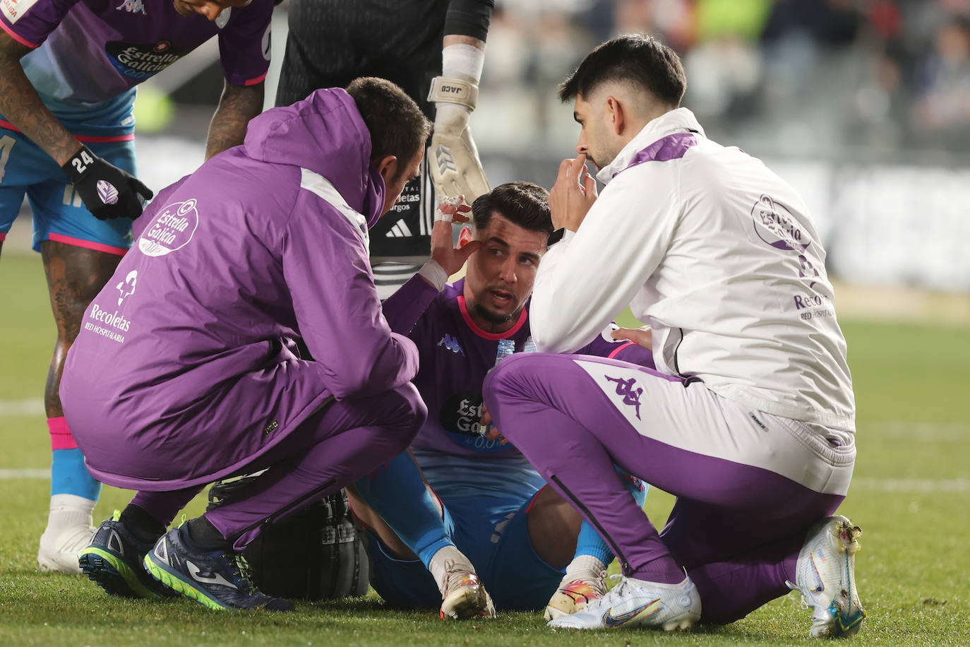 El encuentro entre el Burgos CF y el Real Valladolid, en imágenes